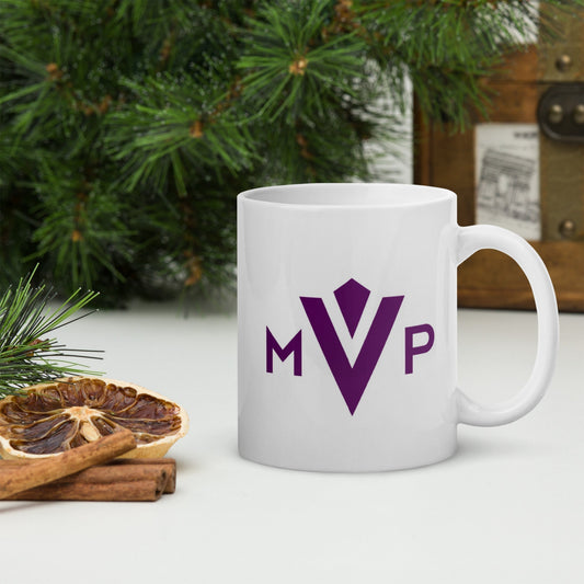 MVP White glossy mug